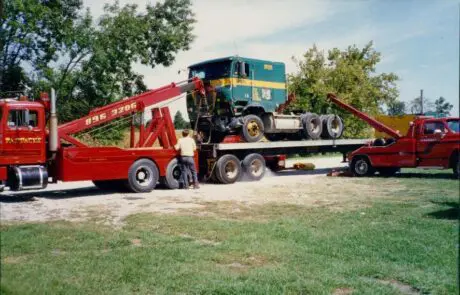 paddacks transport loading a truck